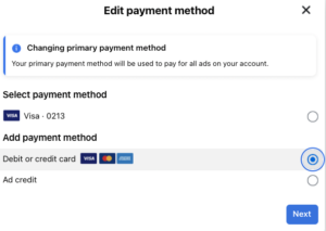 payment method