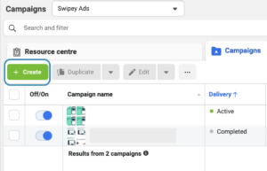 create facebook ads on ads manager